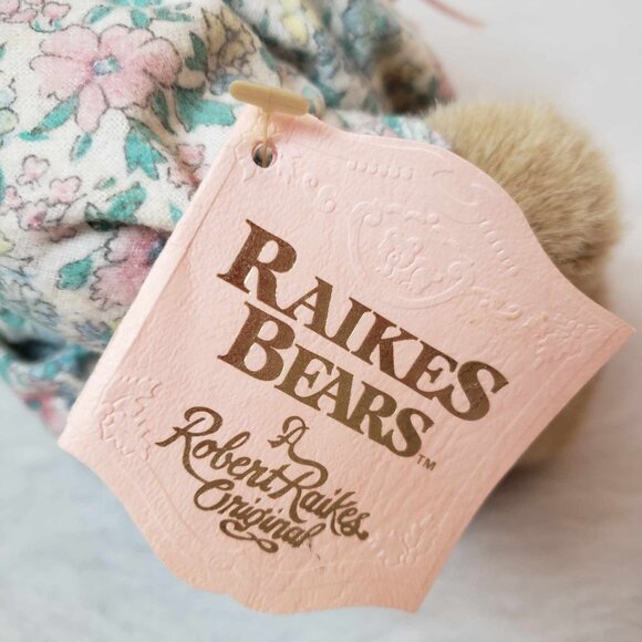 1990 LIMITED EDITION Raikes Courtney Bear - Wooden Carved Face w/ Music Cassette - Picture 10 of 17